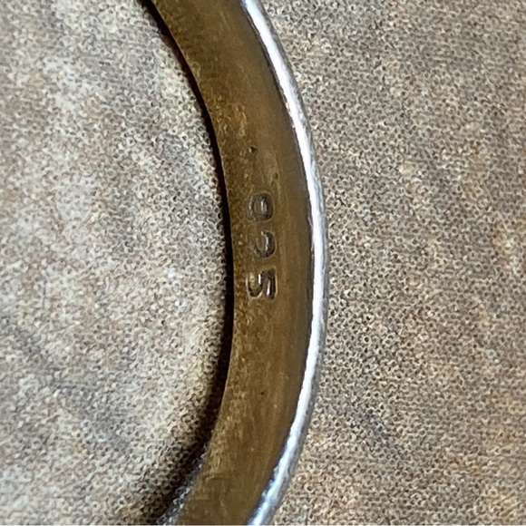 New Rose Quartz Crystal Silver Overlay Ring Size 11.5 - Picture 4 of 5